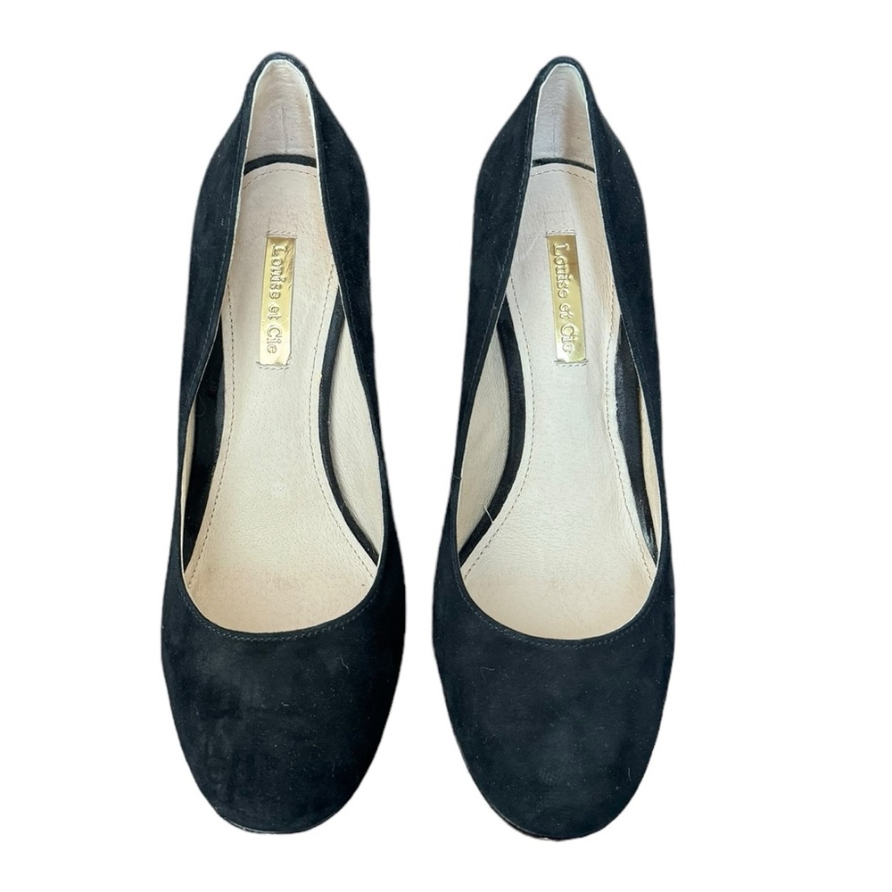Louise Et Cie Suede Round Toe Pumps Size 6 - Picture 2 of 9